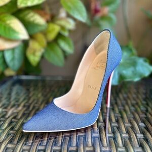 CHRISTIAN LOUBOUTIN so Kate denim heels